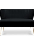 Kenisha 46'' Velvet Loveseat - From Where -