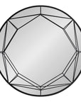 Keyleigh Glam Round Wall Mirror - From Where -