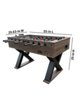 KICK Dominator 55" Foosball Table (Brown) - From Where -