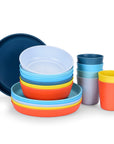 Kids Plates Bowls and Cups Set of 18 - From Where -