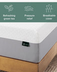 King Green Tea Essential Memory Foam Mattress - From Where Finds -