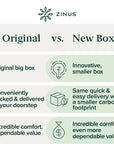 King Size Green Tea Memory Foam Mattress - From Where -