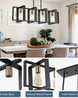 Kitchen Island 4 Lights Chandeliers - From Where -