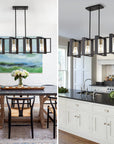 Kitchen Island 4 Lights Chandeliers - From Where -