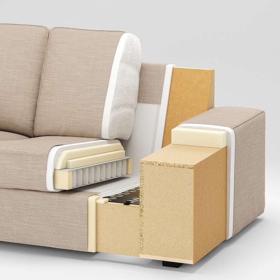 KIVIK 3 - seat sofa, Hillared anthracite - From Where -