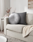 KRANSBORRE cushion, gray, 16" - From Where -