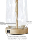 Krantz Glass Table Lamp (Set of 2) - From Where -