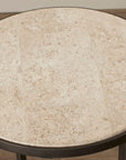 Kressley Stone Top End Table - From Where -