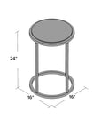 Kressley Stone Top End Table - From Where -
