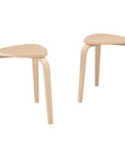 KYRRE Birch Stools (Set of 2) - From Where -