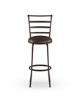Ladder Back Swivel Barstool (Set of 3) - From Where -