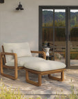 Laholm 29" Outdoor Ottoman - From Where Finds -
