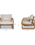 Laholm 36.5" Outdoor Lounge Chair - From Where Finds -