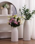 Large Ceramic White Vase - From Where -