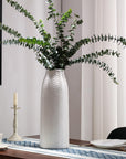 Large Ceramic White Vase - From Where -