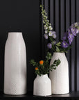 Large Ceramic White Vase - From Where -