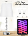 Large Crystal Table Lamps (Set of 2) - From Where -