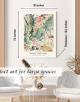 Large Framed Sage Green Vintage Wall Art Canvas Decor Set of 3 - From Where -
