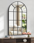 Large Window Pane Arch Mirror - From Where -