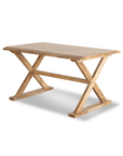 Large Wood Desk with Cross Design - From Where -