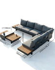 Latitude Run 4 - Piece Sectional Seating - From Where -