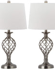 Lattice Farmhouse Table Lamp (Set of 2) - From Where -