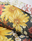 Laurel Reversible Percale Duvet Cover - From Where -