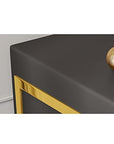 Leather Bedside Table - From Where -