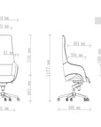 Leather Executive Office Chair - From Where -