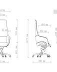 Leather Executive Office Chair - From Where -