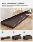 Leather Ottoman with Storage - From Where -