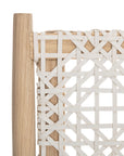 Leather Woven Accent Chair - From Where -