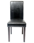 Leatherette Padded Parson Chair (Set of 2) - From Where -