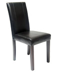 Leatherette Padded Parson Chair (Set of 2) - From Where -