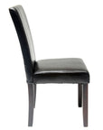 Leatherette Padded Parson Chair (Set of 2) - From Where -