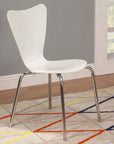 Legare White Bent Ply Chair - From Where -