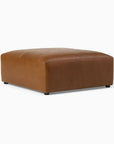 Leo Motion Leather Ottoman - From Where -