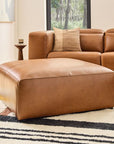 Leo Motion Leather Ottoman - From Where -