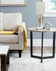 Leonard Mid Century Modern End Table - From Where Finds -