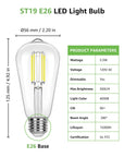 Lepro Dimmable LED Edison Bulbs - From Where -