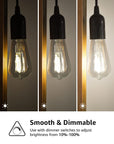 Lepro Dimmable LED Edison Bulbs - From Where -