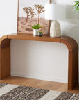 Liasonya Curved Console Table - From Where Finds -