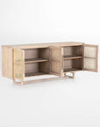Libby 72" Natural Credenza - From Where -