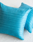 Light Blue Euro Sham Covers (Set of 2) - From Where -