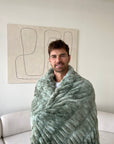 Lily Pad Faux Fur Throw Blanket - From Where Finds -