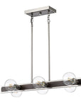 Linear Kitchen Island Pendant Chandelier - From Where -