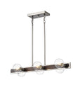 Linear Kitchen Island Pendant Chandelier - From Where -