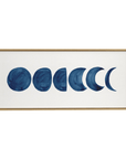 Linear Moon Phases Canvas Print - From Where -