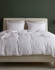 Linen Duvet Cover (White) - From Where -