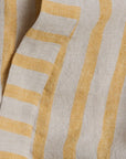 Linen Stripe Robe - From Where -